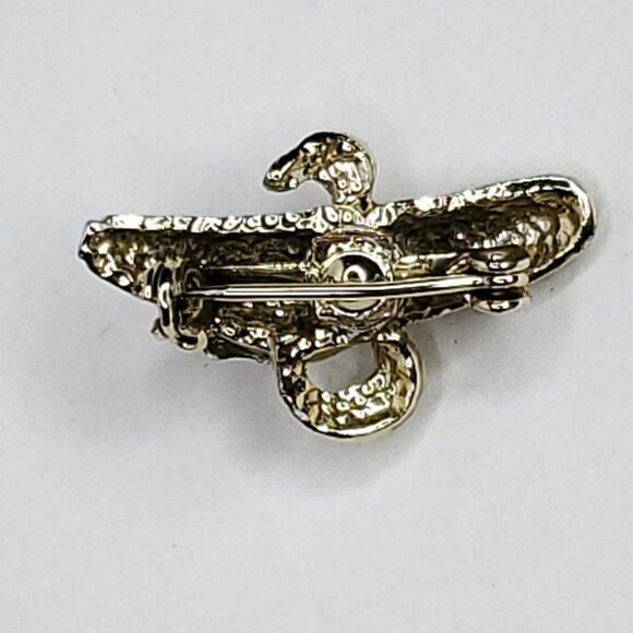 Vintage Goldtone Banana Brooch 1"x.5" - Picture 4 of 4